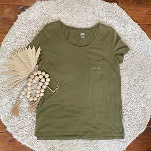 Old Navy Embroidered Boyfriend Tee